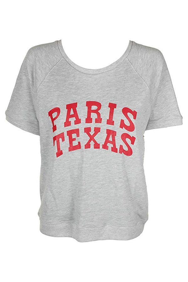 ban.do Womens Paris Texas Graphic Print Sweatshirt