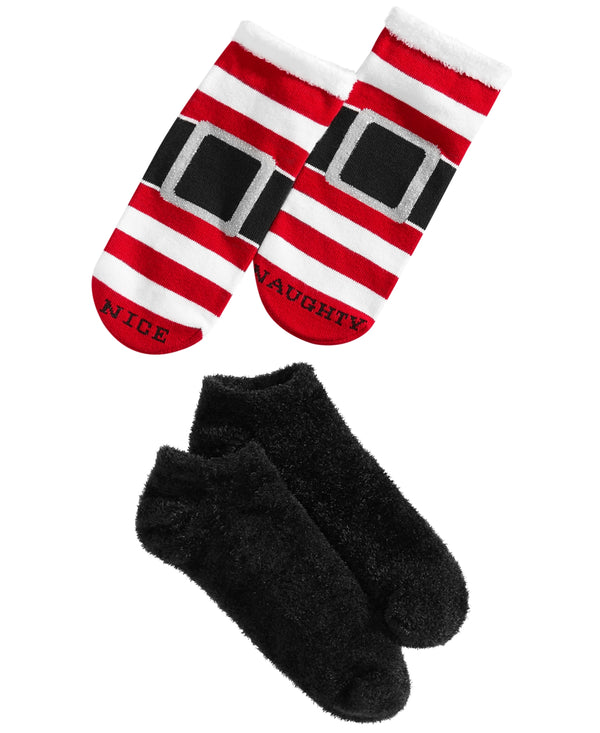 HUE Womens Ultra Comfy Xmas Festive Design Ankle Socks Gift Box Set 1 Pair