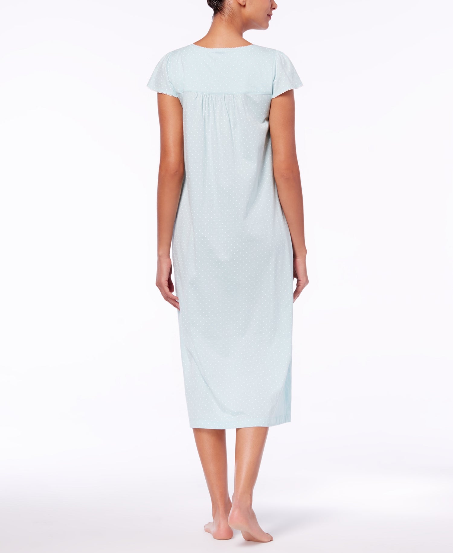 allbrand365 designer brand Womens Printed Fleece Nightgown