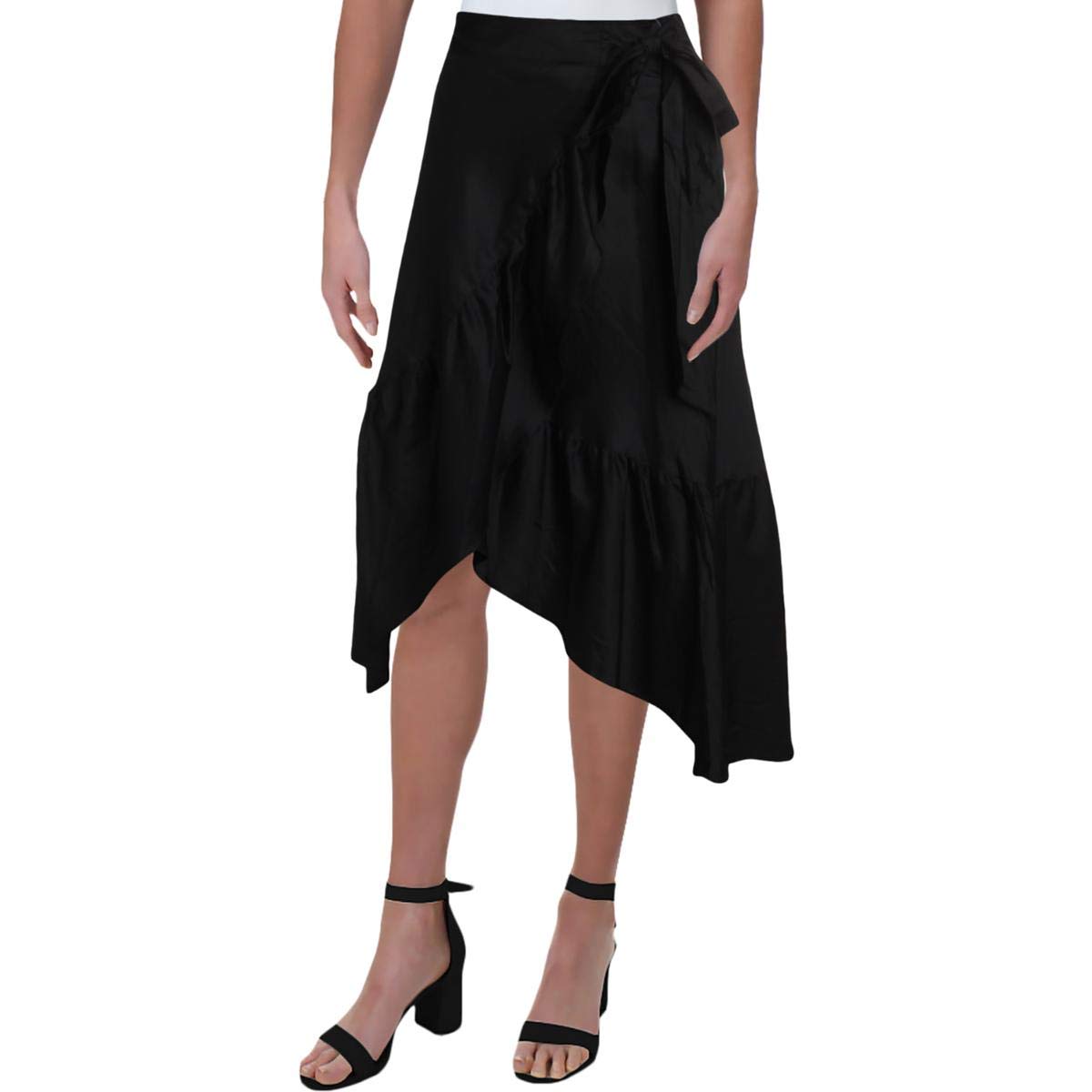 Lauren Ralph Lauren Womens Ruffled Wrap Skirt