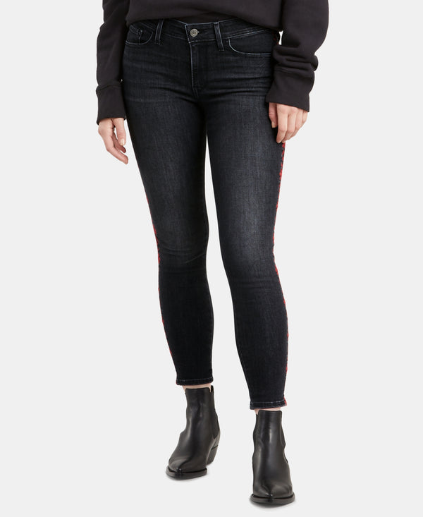 Levi's Juniors 711 Embroidered Skinny Ankle Jeans