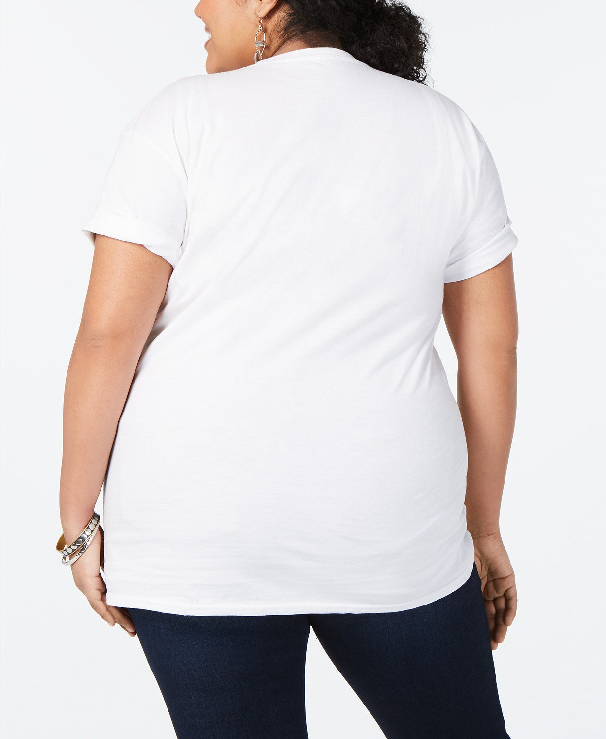 Love Tribe Juniors Trendy Plus Size Cotton Dreamcatcher Graphic Print T Shirt