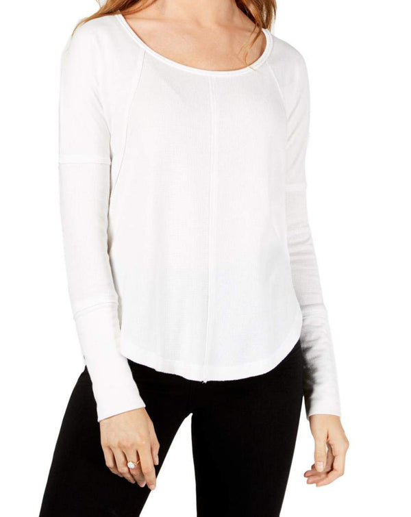 Lucky Brand Womens Cotton Long Sleeves Thermal Top