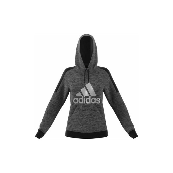 adidas Womens Team Issue Fleece Logo Hoodie