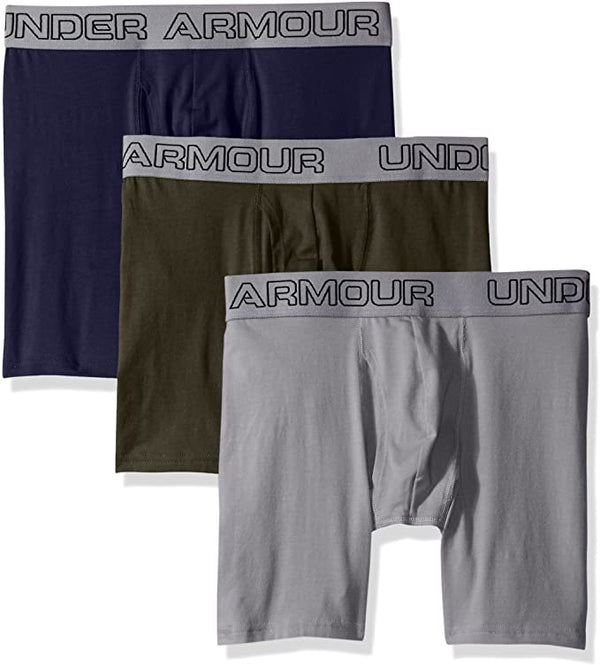 Under Armour Mens Under Armor Charged Cotton Stretch Boxerjock
