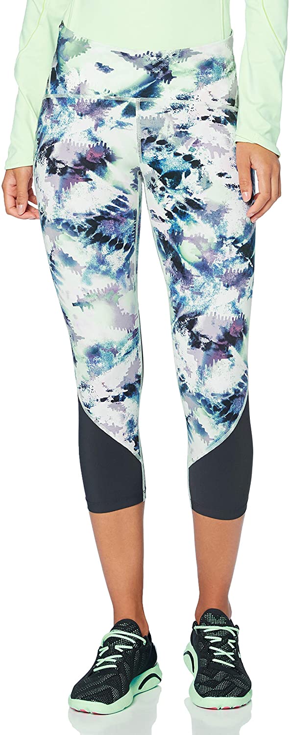 Under Armour Womens Fly Fast Printed Running Crop Tights