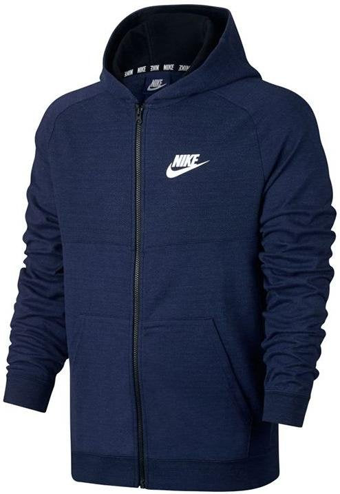 Nike Mens Advance Full Zip Sportswear Hoodie 883025-429 XXX-Large Blue