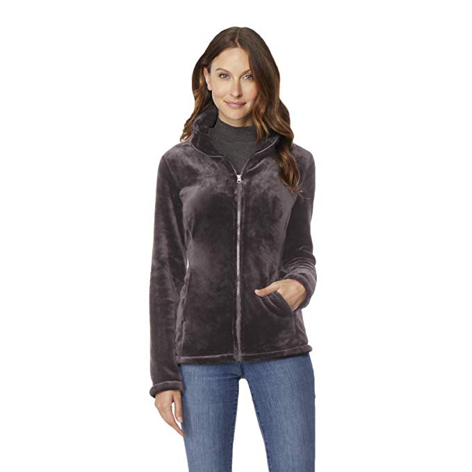 32 Degrees Womens Plush Faux Fur Ultra-Soft Jacket