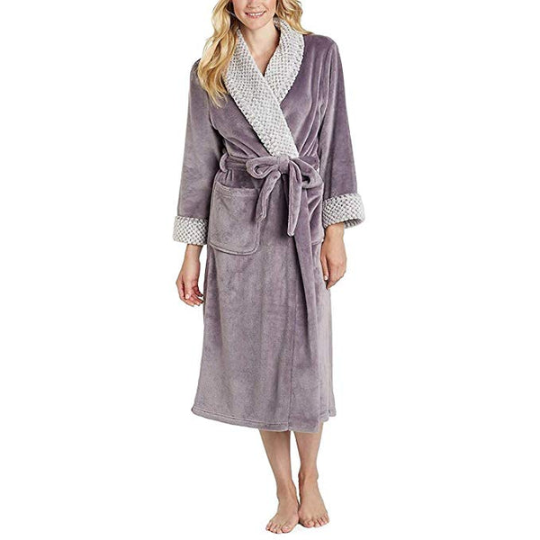 Carole Hochman Womens Plush Wrap Robe