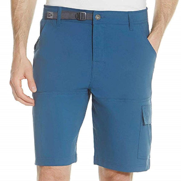 Gerry Men's Venture Flat Front Stretch Cargo Shorts, Variety (Mood Blue, 40)