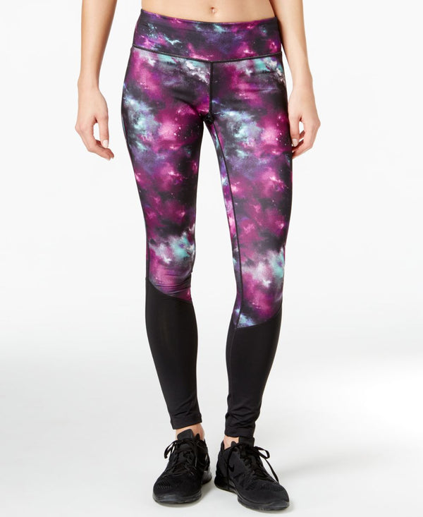 Ideology Womens Graphic Fitted Athletic Leggings
