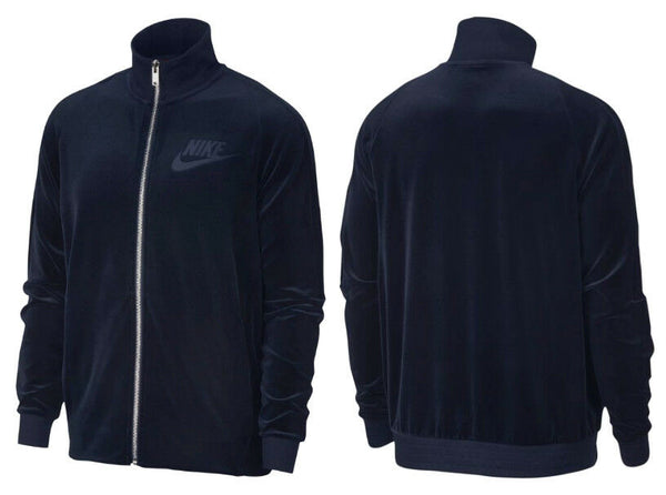 Nike Mens Velour Track Full Zip Jacket