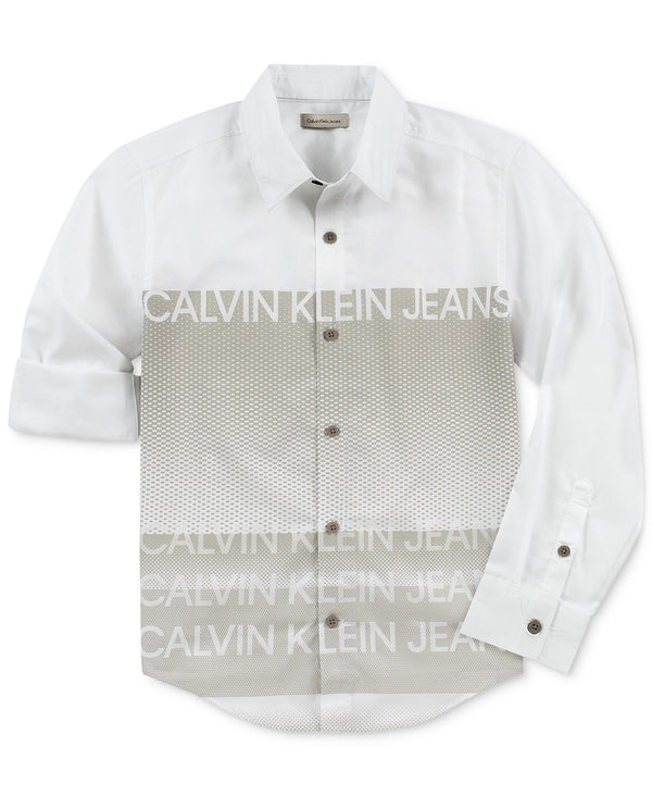 Calvin Klein Big Kid Boys Logo Shirt