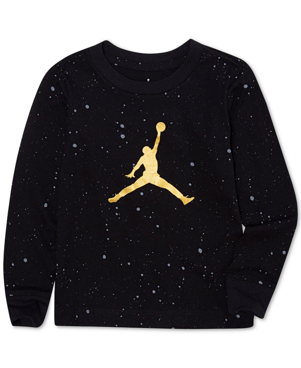 Jordan Big Boys Speckled Jumpman Graphic T Shirt