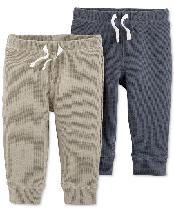 allbrand365 Designer Infant Boys Fleece Jogger Pants 2 Pack