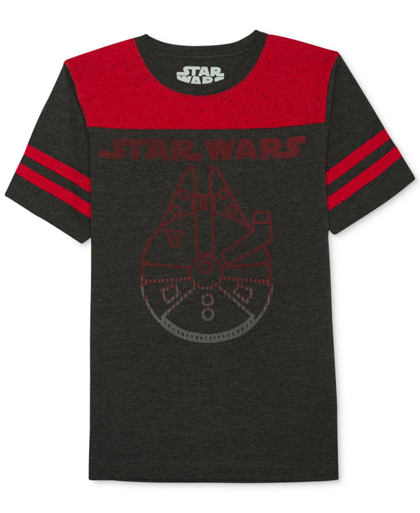 Star Wars Big Kid Boys Millennium Falcon-Print T-Shirt