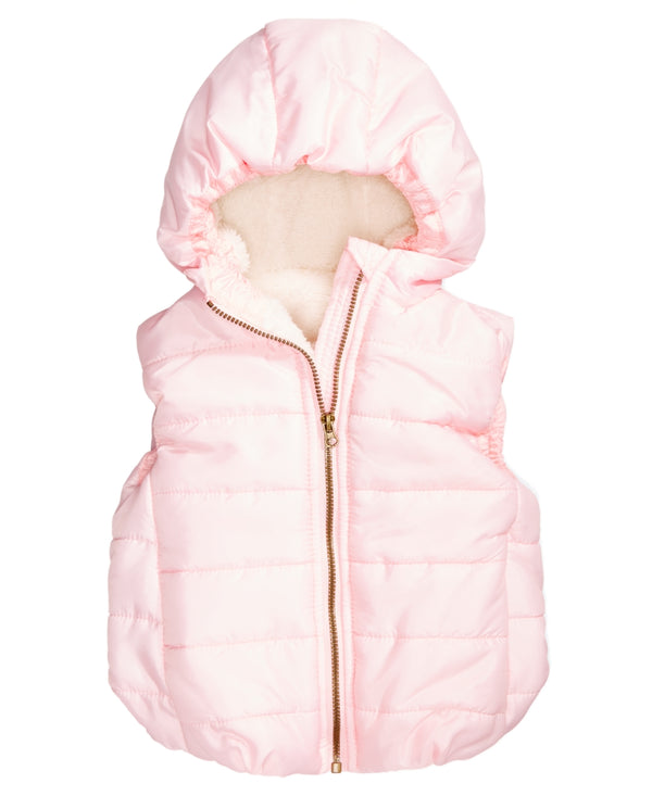 First Impressions Infant Girls Hooded Puffer Vest