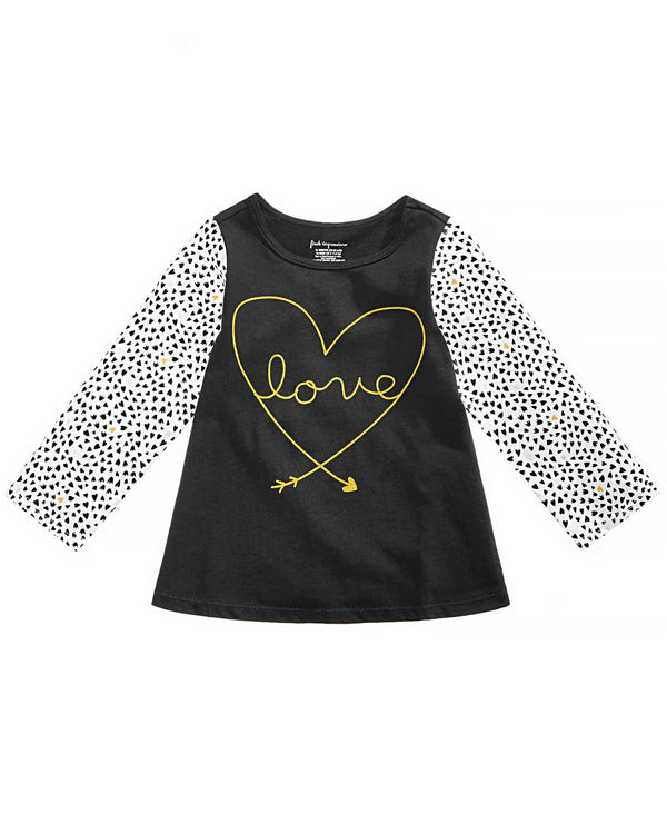 First Impressions Infant Girls Dotty Love Graphic Tunic