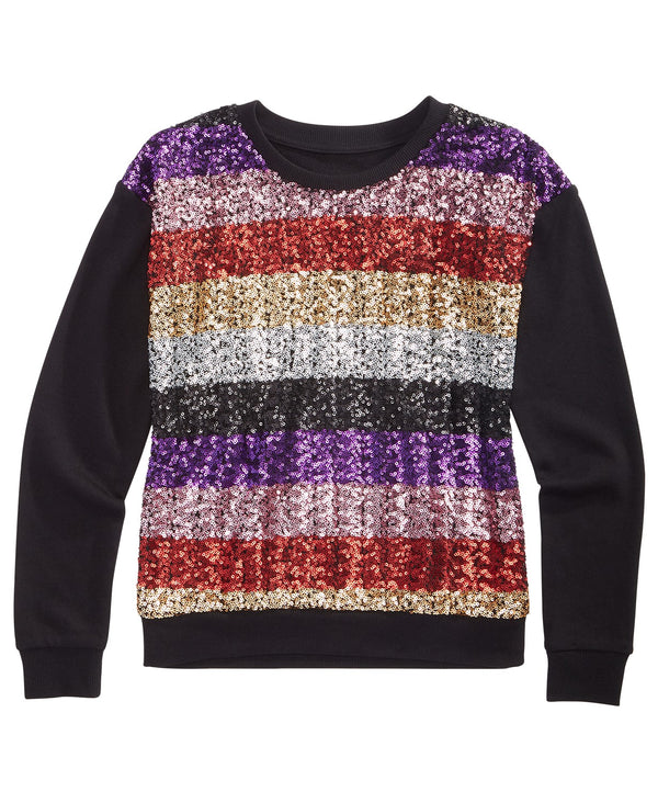 Epic Threads Big Kid Girls Rainbow Sweatshirt