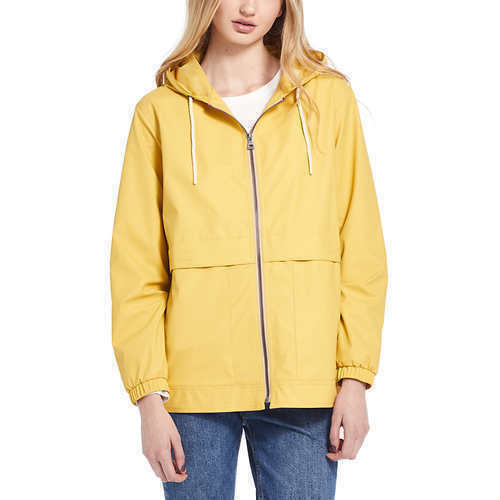 Weatherproof Vintage Womens Hooded Rain Slicker Jacket