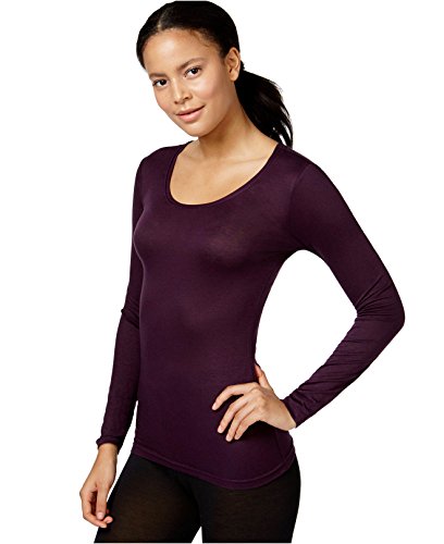 32 Degrees Womens Solid Scoop Neck Baselayer Top