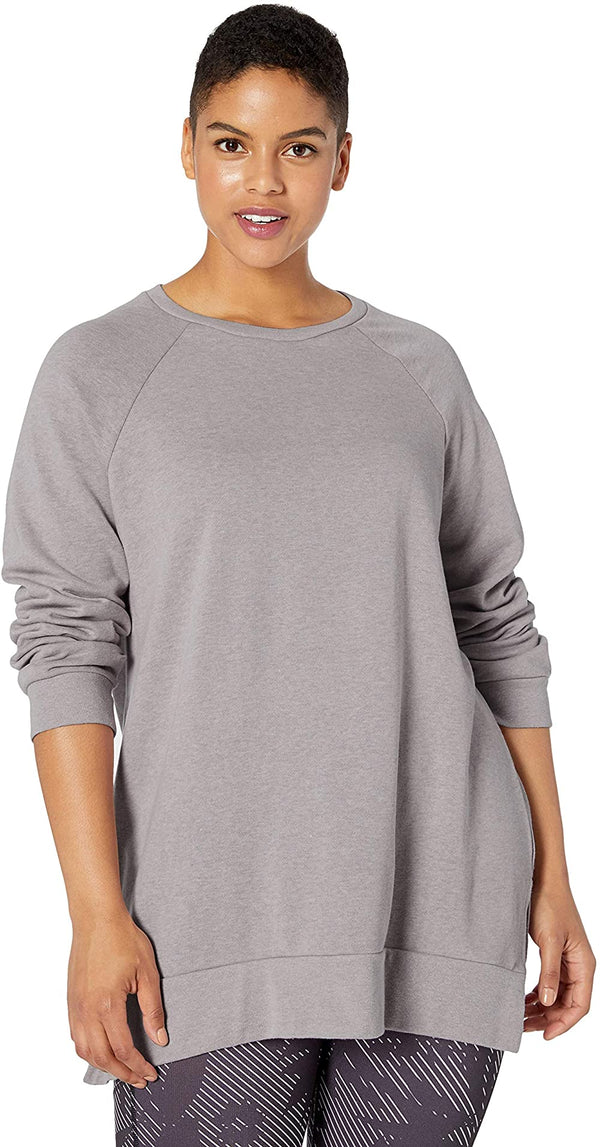 Soffe Womens Plus Size Throw Back Sweatshirt