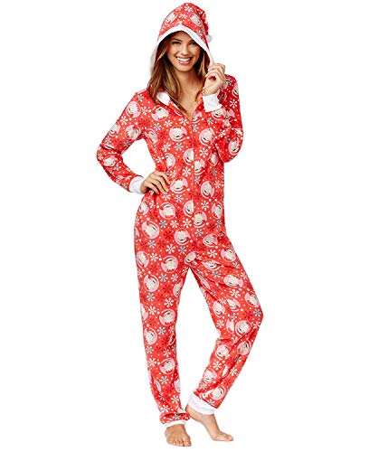 Briefly Stated Womens Elf On The Shelf Hooded Pajama