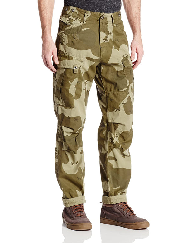 G-Star Raw Mens Rovic Camouflage Tapered Fit Pants
