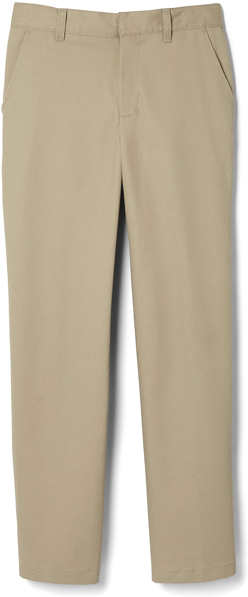French Toast Big Kid Boys Flat Front Double Knee Pants