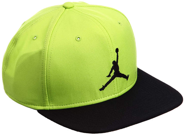 Jordan Unisex Aj True Jumpman Snapcback Cap Lime Green Black
