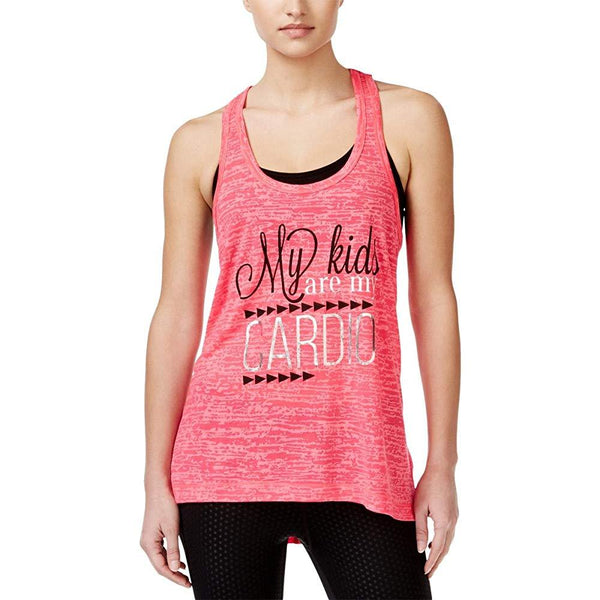 Ideology Womens Mommy And Me Graphic Burnout Tank Top