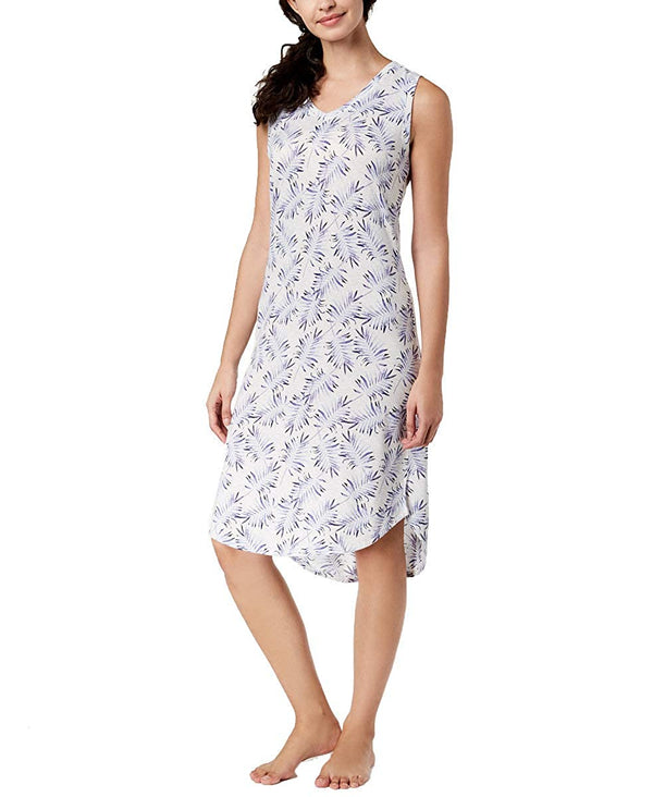 Ande Womens Whisperluxe High Low Hem Printed Chemise