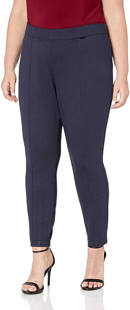 Anne Klein Womens Plus Size Pull On Skinny Pants