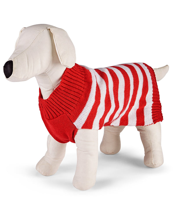 Family Pajamas Matching Holiday Stripe Pet Sweater
