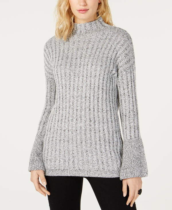 INC International Concepts Womens Bell Sleeve Turtleneck Sweater