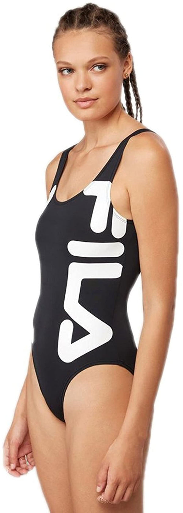 Fila Womens Henrietta Logo Sleeveless Bodysuit