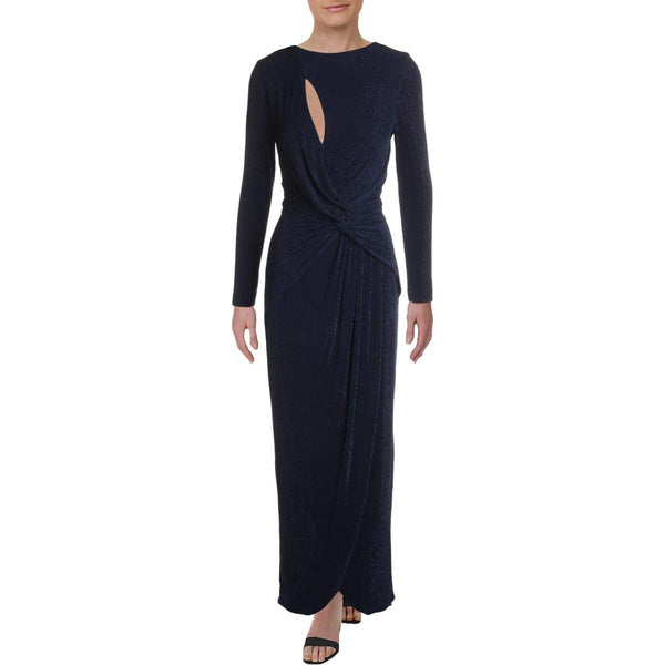 Dress the Population Womens Long Sleeves Gown