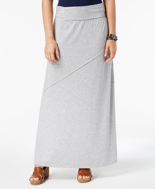 Style & Co Womens Petite Pieced Maxi Skirt