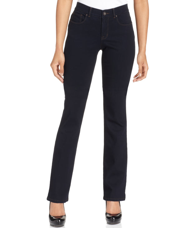 Style & Co Womens Petite Tummy Control Bootcut Jeans