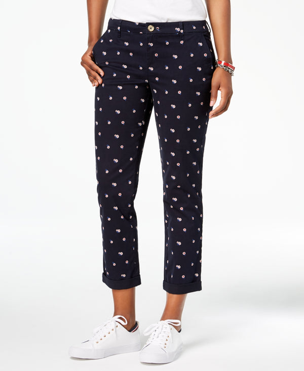 Tommy Hilfiger Womens Printed Pants