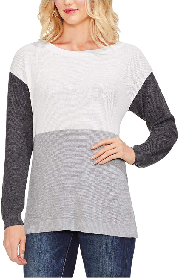 Vince Camuto Womens Colorblocked Sweater