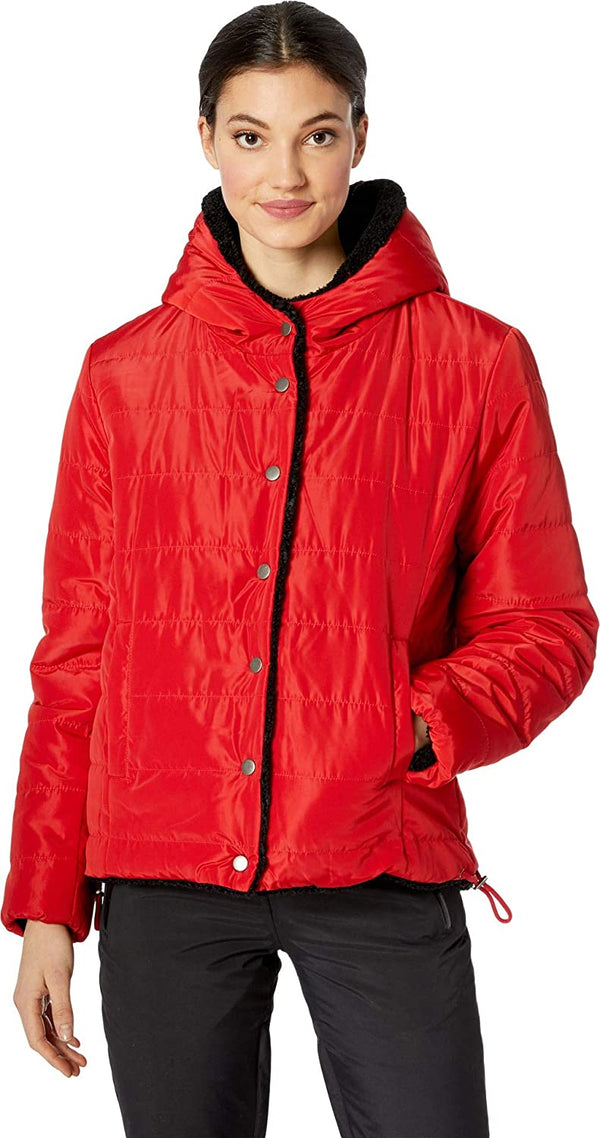 Sanctuary Womens Reversible Hooded Puffer Jacket