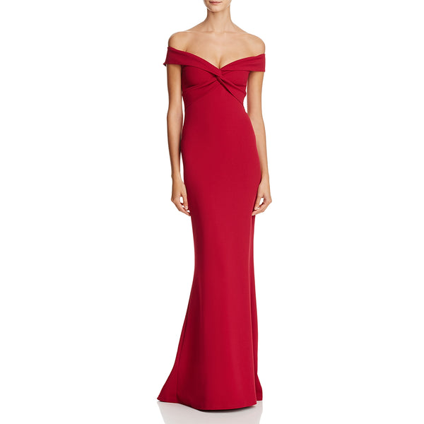 Nookie Womens Off The Shoulder Bodycon Evening Gown