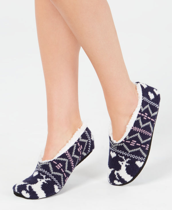 Charter Club Womens Printed Slipper Socks