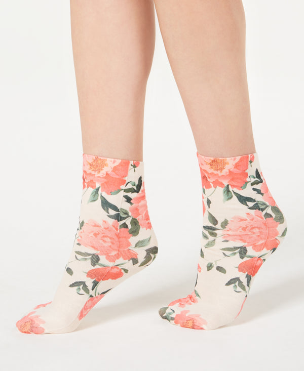 INC International Concepts Womens Printed Floral Socks