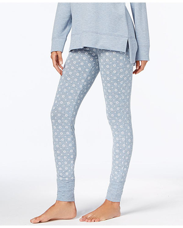 Alfani Womens Printed Jogger Pajama Pants