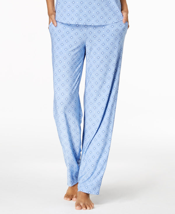 Alfani Womens Diamond Print Pajama Pants