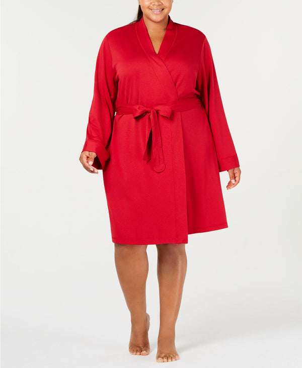 Charter Club Womens Plus Size French Terry Robe