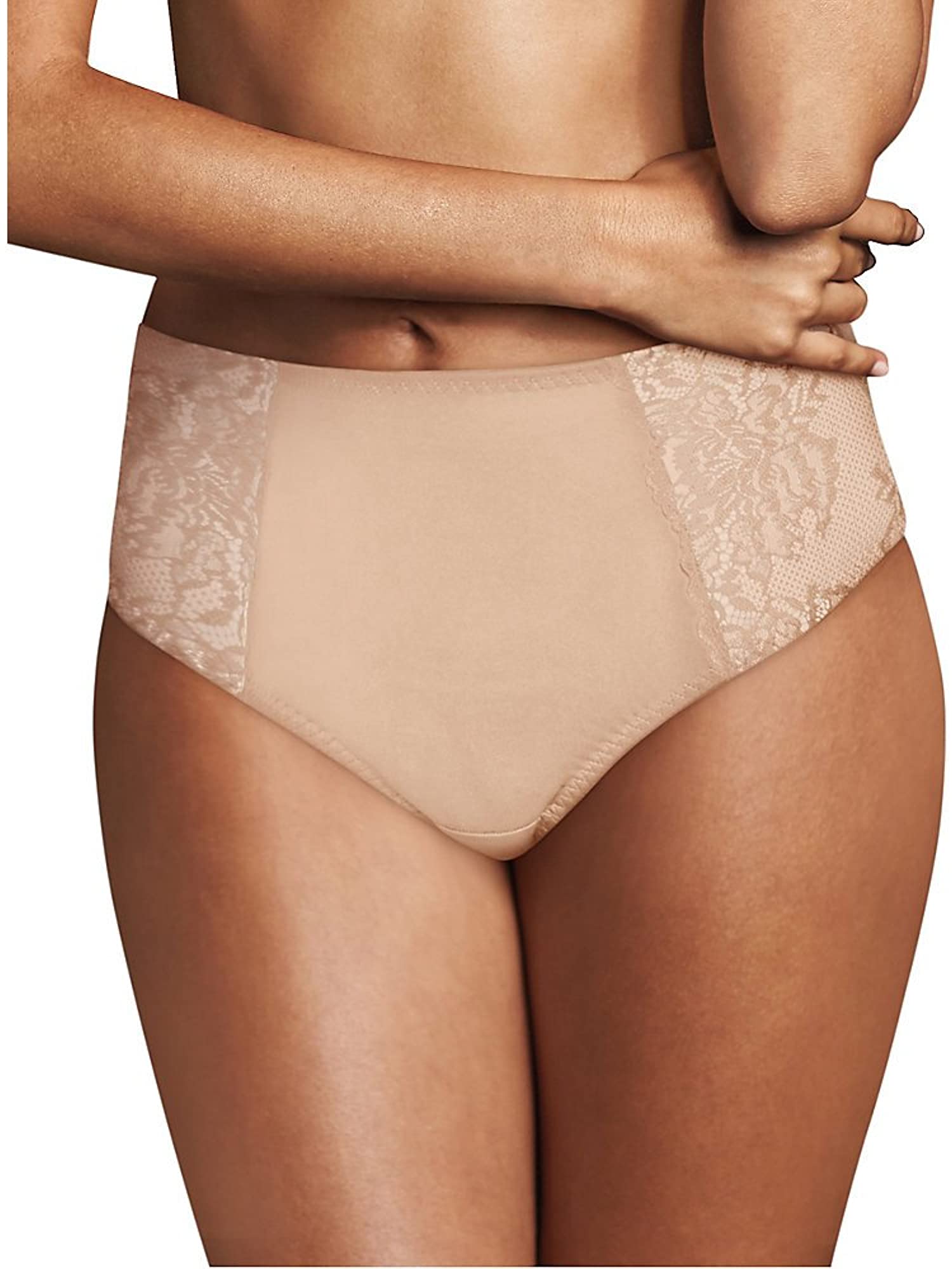 Maidenform Womens Sexy Firm Control High-Waist Lace Thong