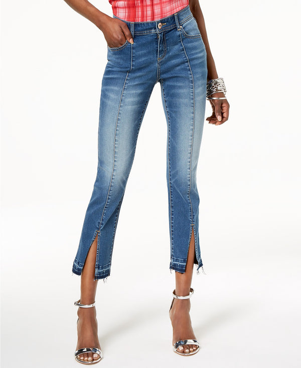 INC International Concepts Womens Petite Released-Hem Ankle Jeans